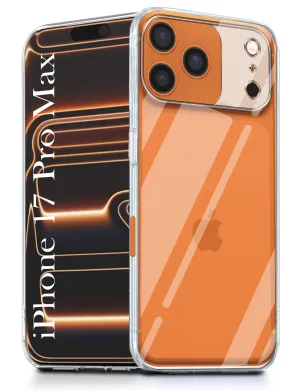 For Apple iPhone 17 Pro Max Back Cover Case (Clear Shockproof Case with Camera Protection | Soft and Flexible | Transparent) Everyday Protection Comfort Shield Texture