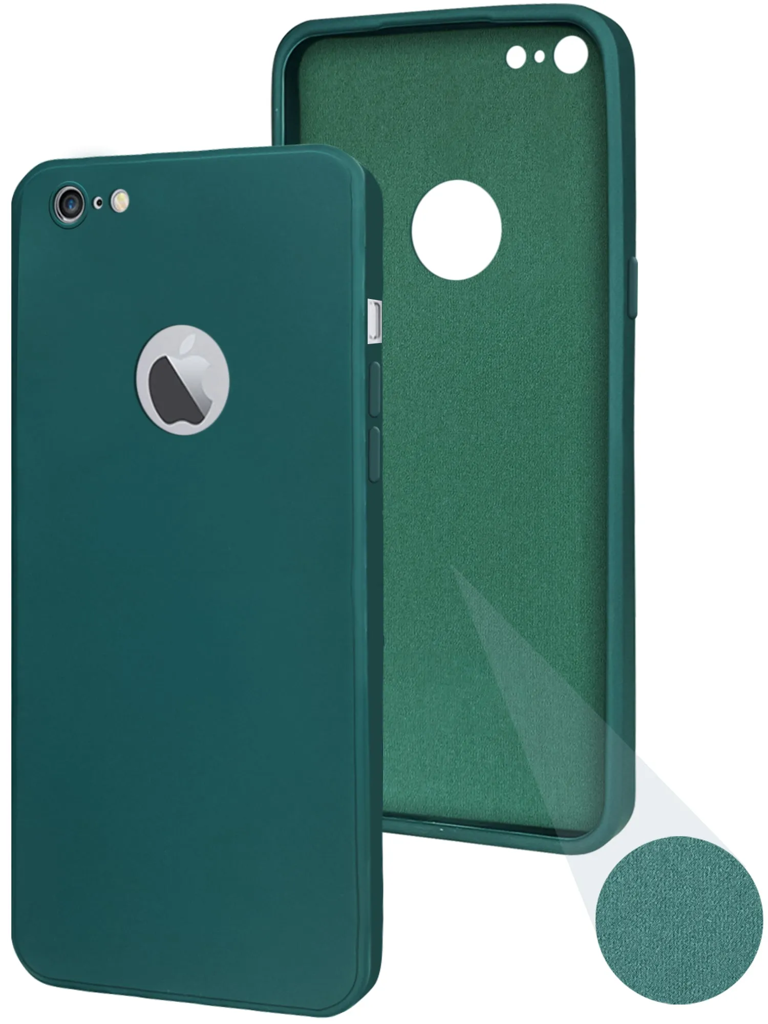 For Apple iPhone 6 Back Cover ( Silicone Clear Shockproof Case with Camera Protection | Soft and Flexible | Transparent) Vivid Surface Detail