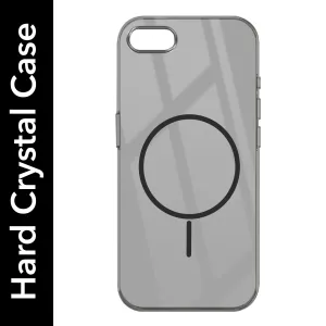 For Apple iPhone 7 | iPhone 8 Back Cover Case (Crystal Clear Case | MagSafe Wireless Charging Support | Hard Anti Yellow | Camera Protection Bump) Travel Companion