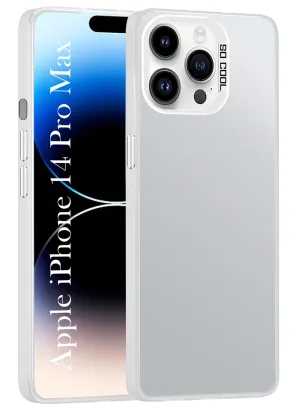 For iPhone 14 Pro Max Back Cover Case (Velvet Touch | Professional Glossy Finish | Camera Protection Bump) Durable Finish Layer Port Protection