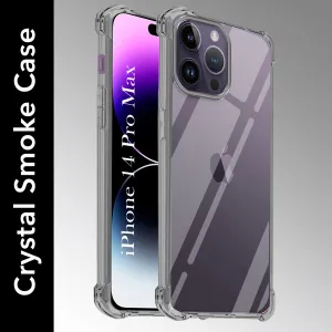 Phone Accessory Wireless Compatible For iPhone 14 Pro Max Back Cover (Shockproof Crystal Clear Case |  Drop & Camera Protection | Hard Polycarbonate)