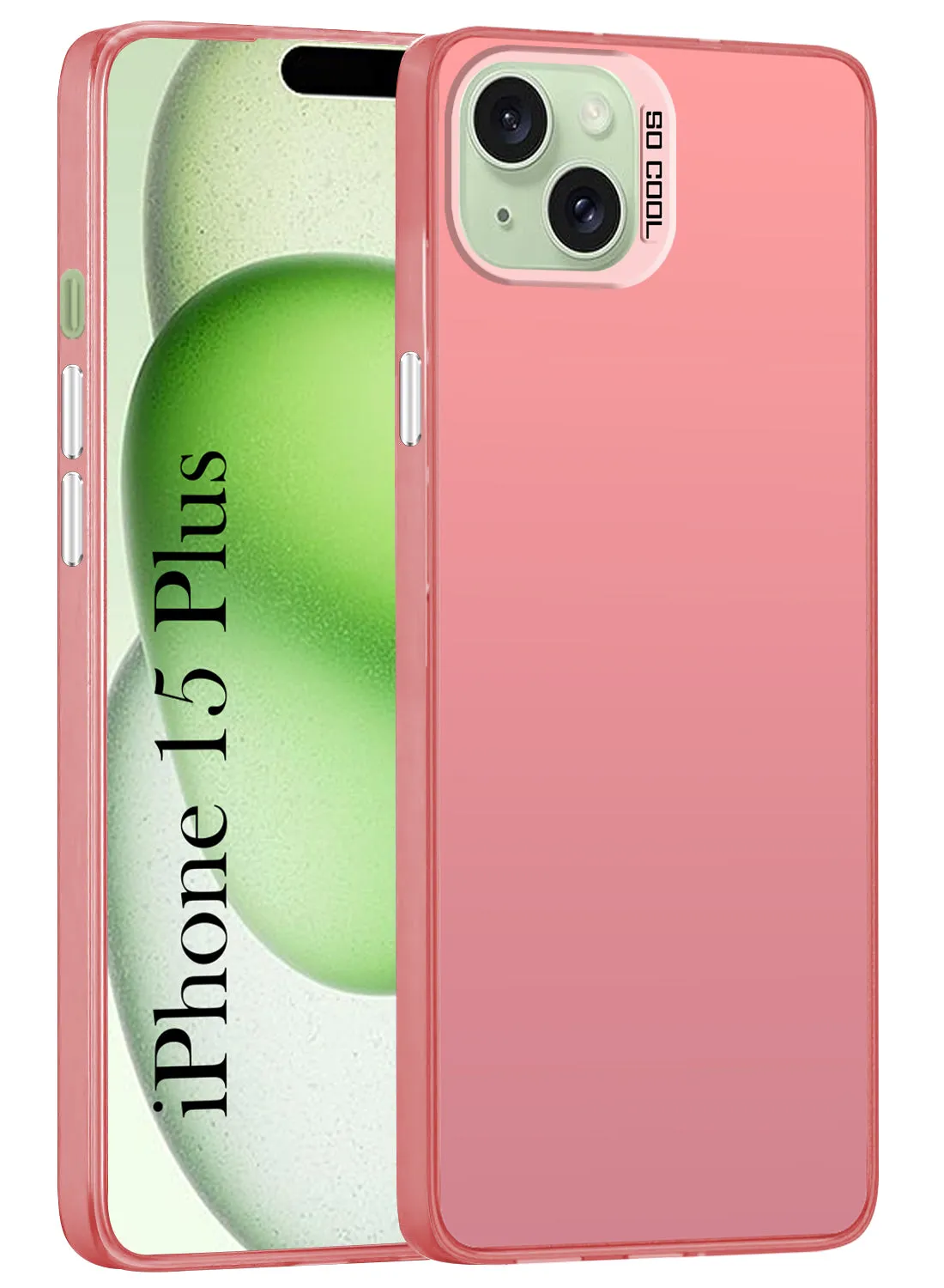 Compact Pattern Stylish Form For iPhone 15 Plus Hard Back Cover Case (Velvet Touch | Professional Glossy Finish | Camera Protection Bump)