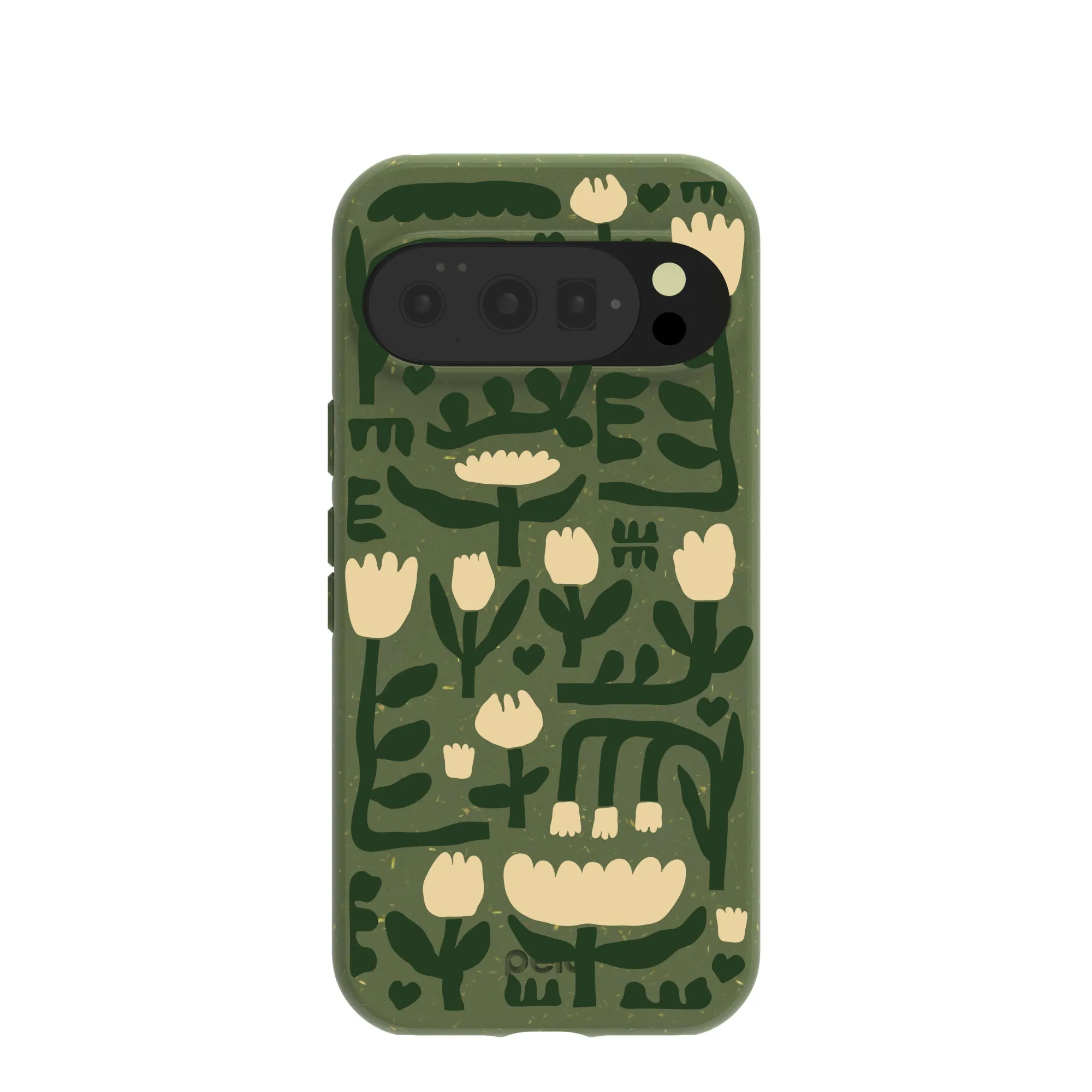 Anti Shock Forest Floor Abstract Tulips Google Pixel 10/10 Pro Case