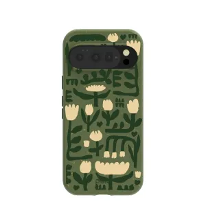 Anti Shock Forest Floor Abstract Tulips Google Pixel 10/10 Pro Case