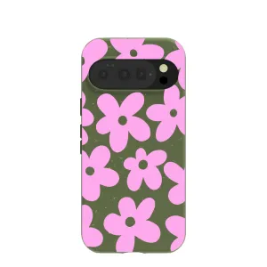 Forest Floor Pink Blooms Google Pixel 10/10 Pro Case Matte Coating Fashionable Texture