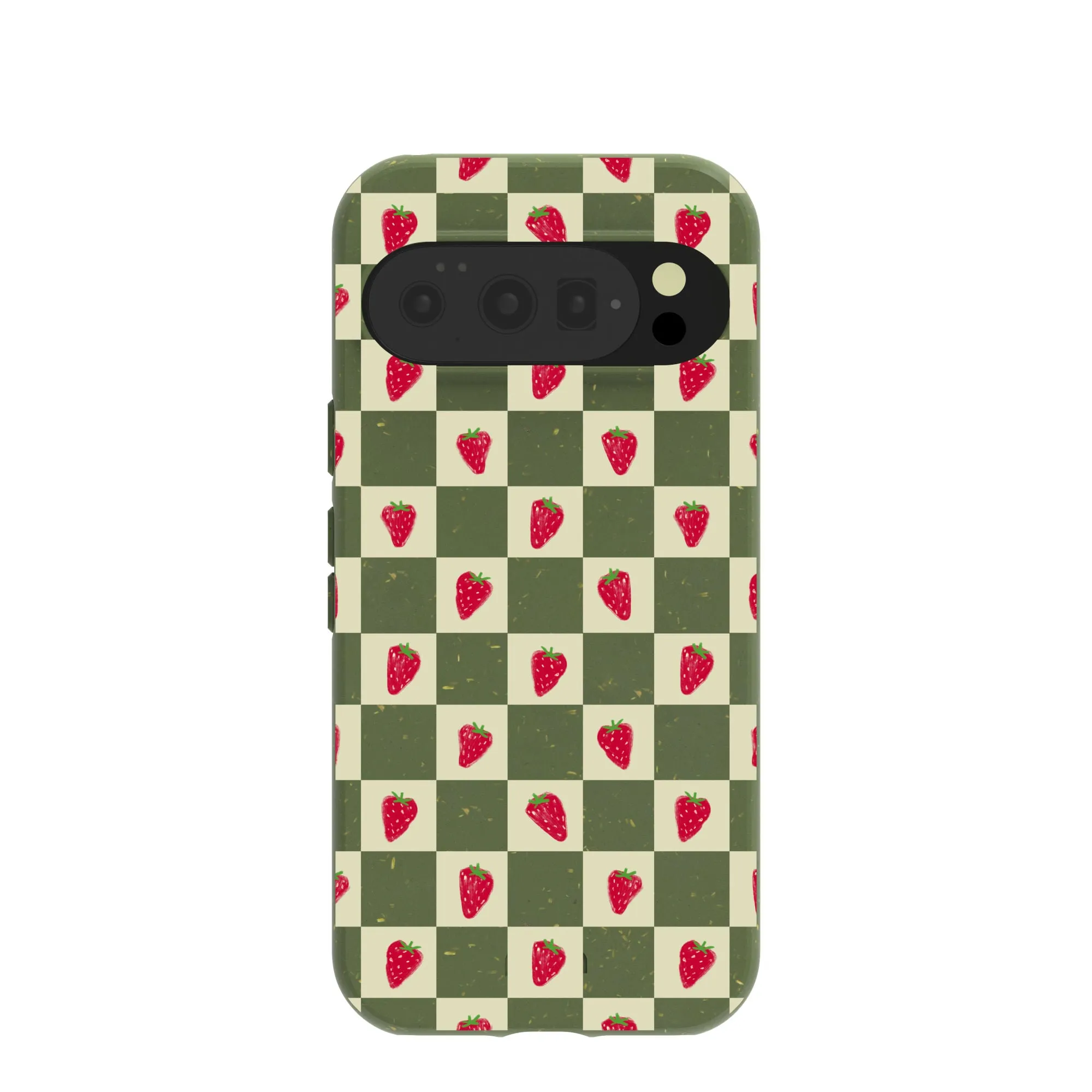 Forest Floor Strawberry Field Google Pixel 10/10 Pro Case Hybrid Finish Texture