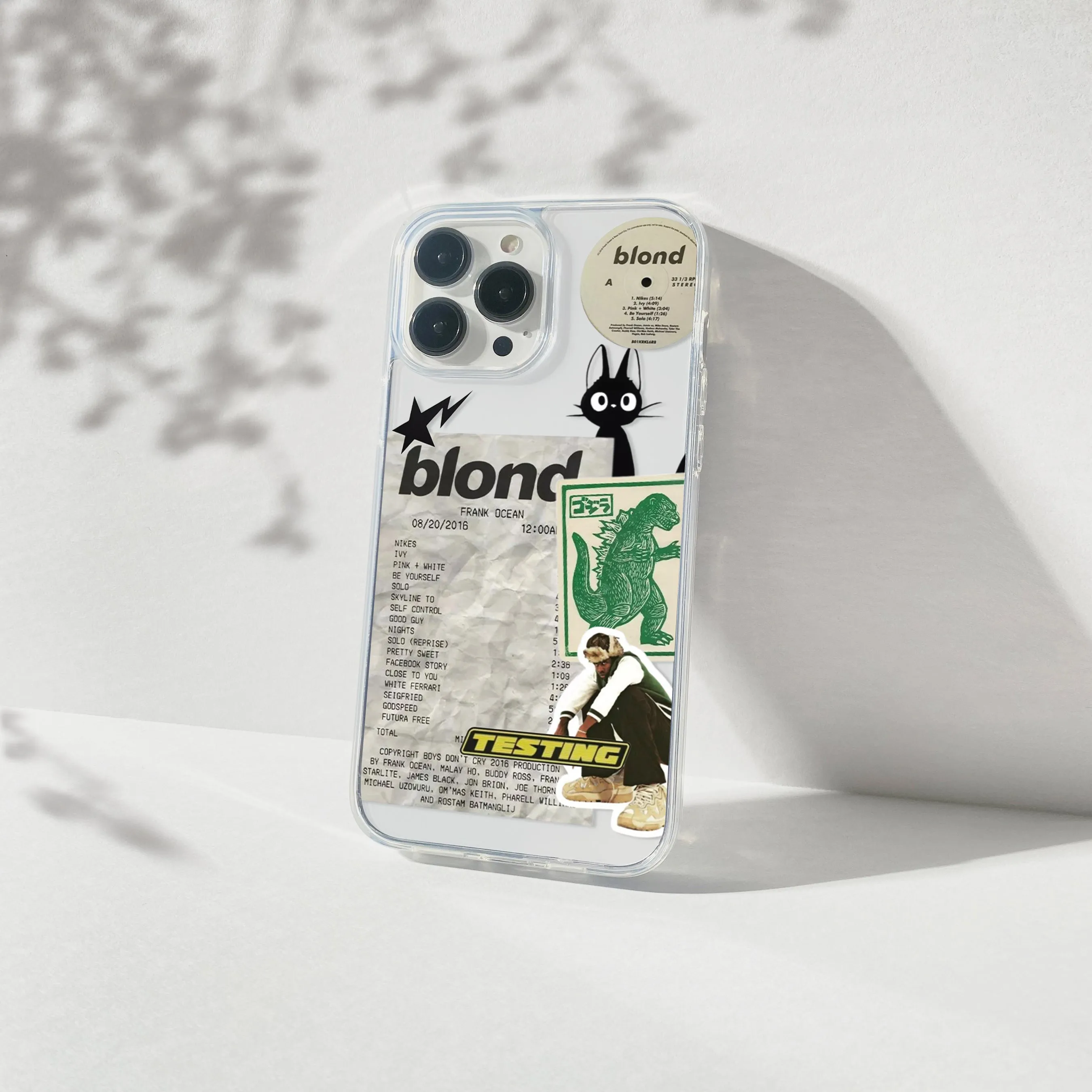 Perfect Fit Frank Ocean Blond Aesthetic Silicone Clear Case