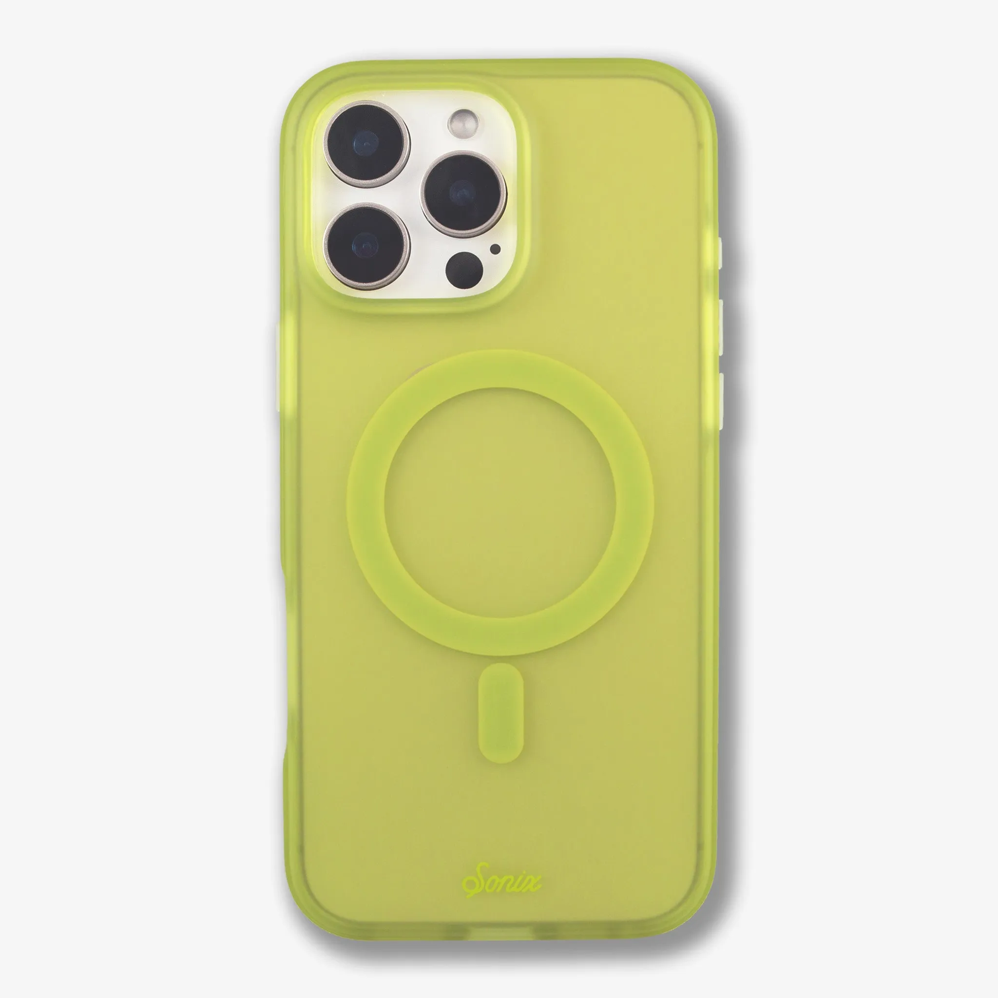 Strong Outline Frosted Matte MagSafe? Compatible iPhone Case - Citrine