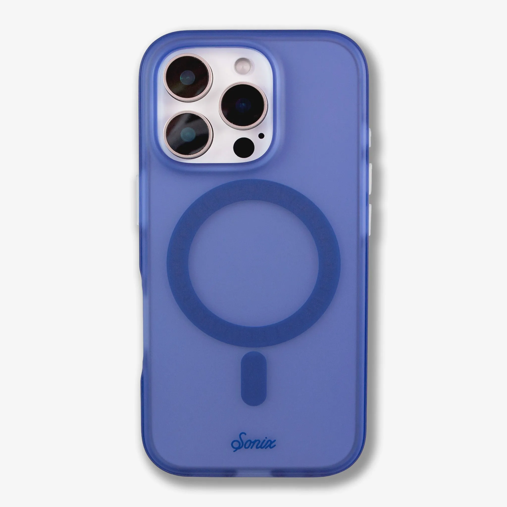 High protection Frosted Matte MagSafe? Compatible iPhone Case - Navy