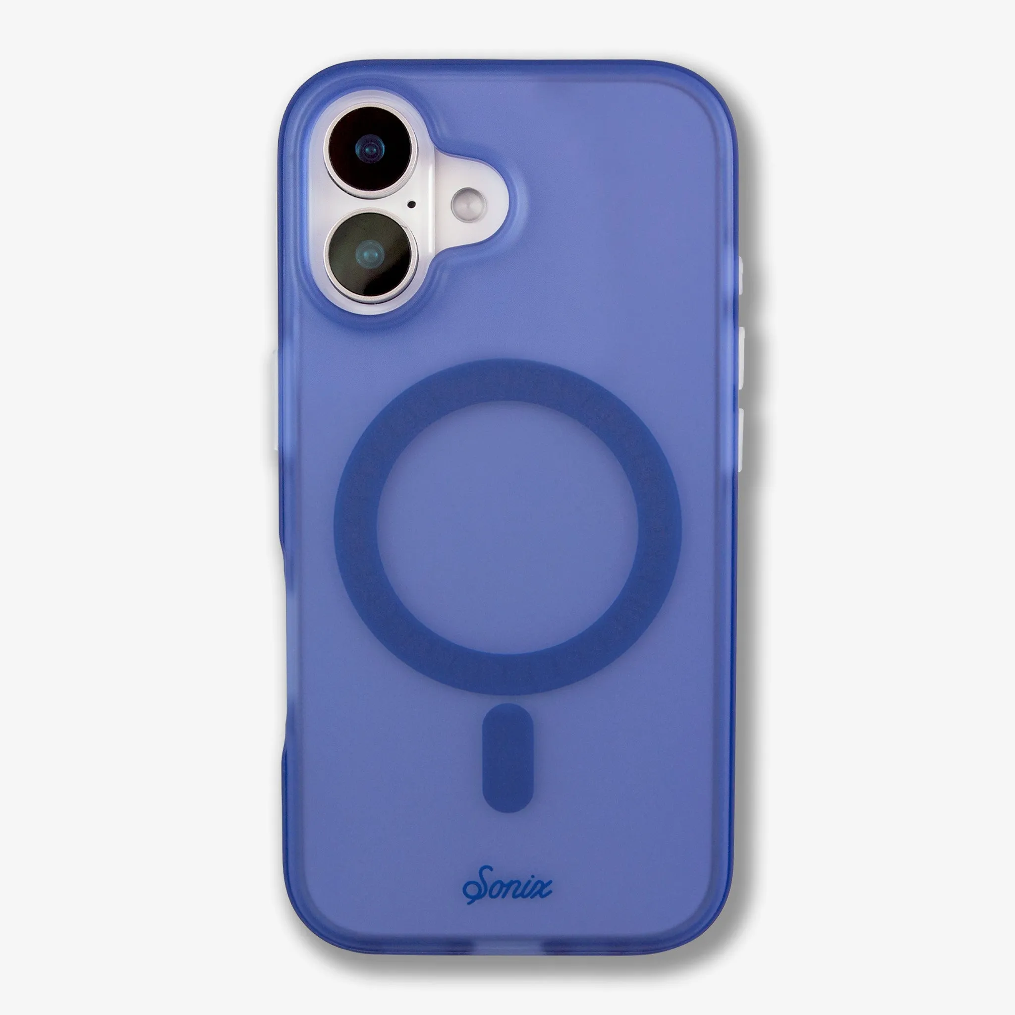 Frosted Matte MagSafe? Compatible iPhone Case - Navy Creative Form