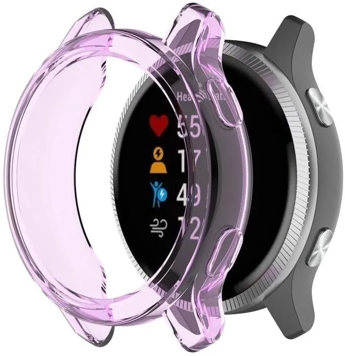 Garmin Venu 2s TPU Case (Transparent Purple) Workout Ready