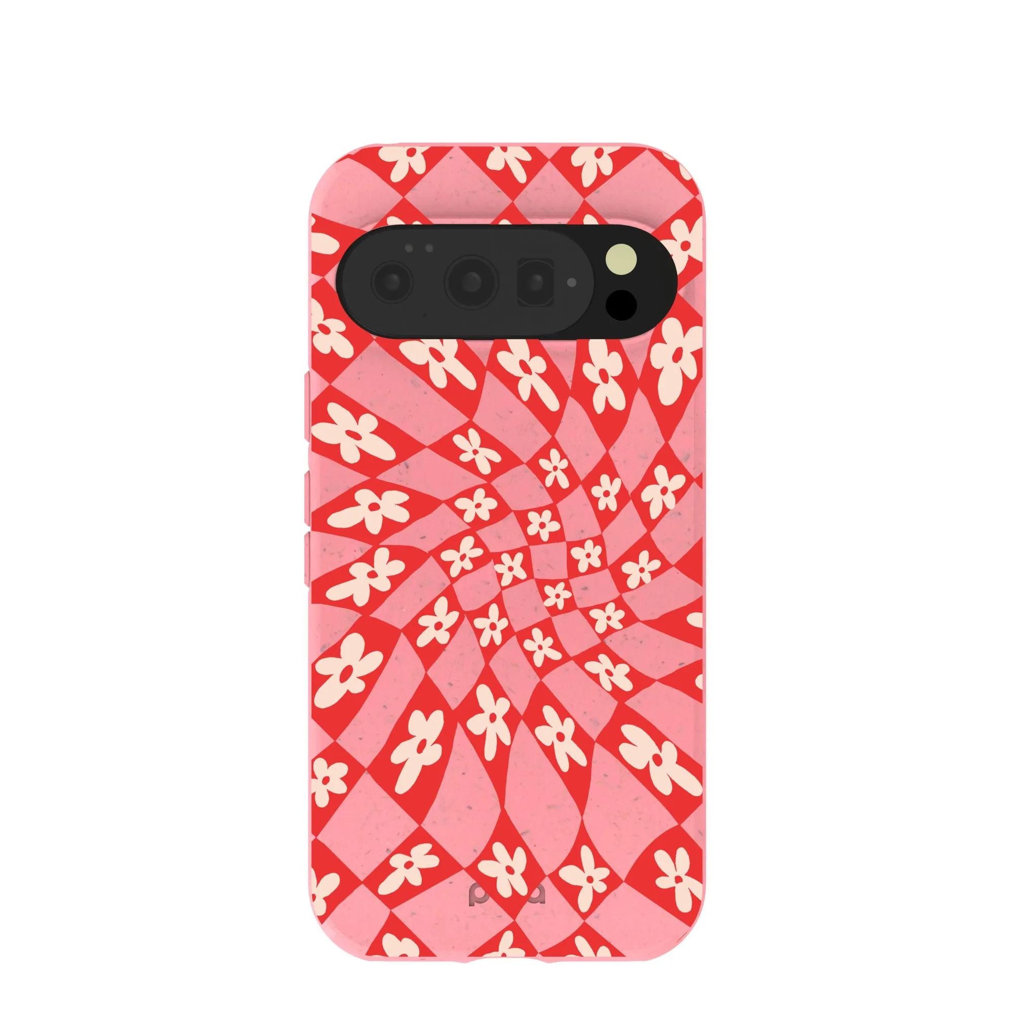 Modern Detail Comfort Design Layer Bubblegum Pink Funky Fleurs Google Pixel 10/10 Pro Case