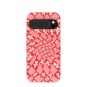 Modern Detail Comfort Design Layer Bubblegum Pink Funky Fleurs Google Pixel 10/10 Pro Case