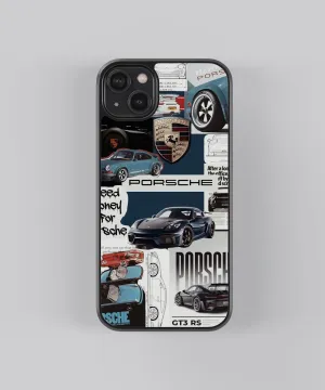 Porsche Aesthetic Pop Culture Glass Phone Case Outdoor Travel Comfort Fit