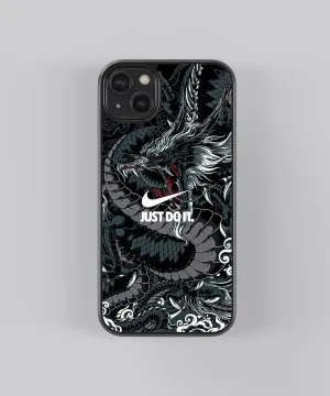 Protective Surface Dragon Swoosh Abstract Glass Phone Case Cover