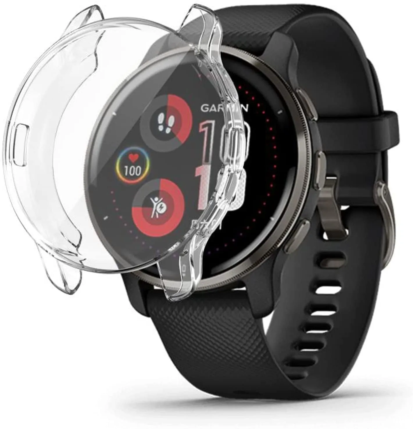 Slim Armor Layer Garmin Venu 2 Plus TPU Case (Transparent)