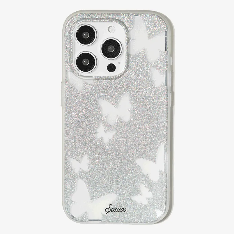Glitter Mariposa MagSafe? Compatible iPhone Case Comfort Edge Layer Matte Look Finish