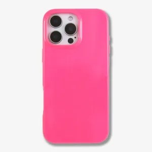 Sporty Design Gloss MagSafe? Compatible iPhone Case - Hot Pink