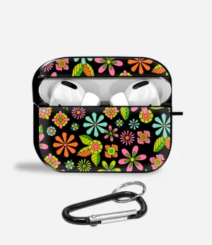 eco sustainable travel airpods cover Universal Travel Case Groovy Hippie Airpods Glass Case