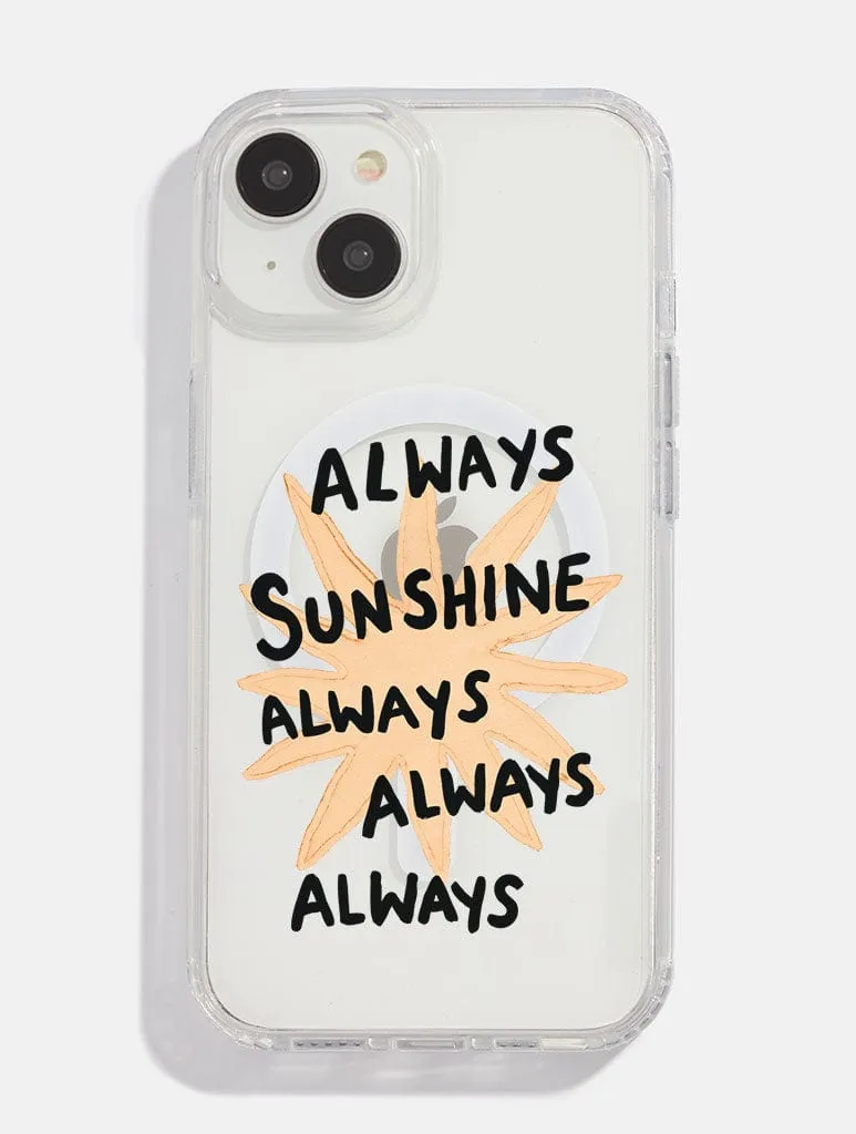 Hand And Palm x Skinnydip Always Sunshine MagSafe iPhone Case Ultra Slim Clear View