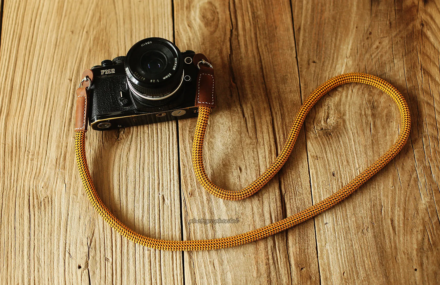 fishing Handmade Camera Strap Dazzling Gold Climbing Rope &Windmup.com