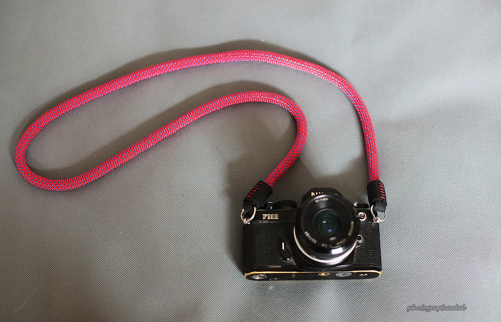 Anti Theft Handmade Camera Strap Red Climbing Rope &Windmup.com
