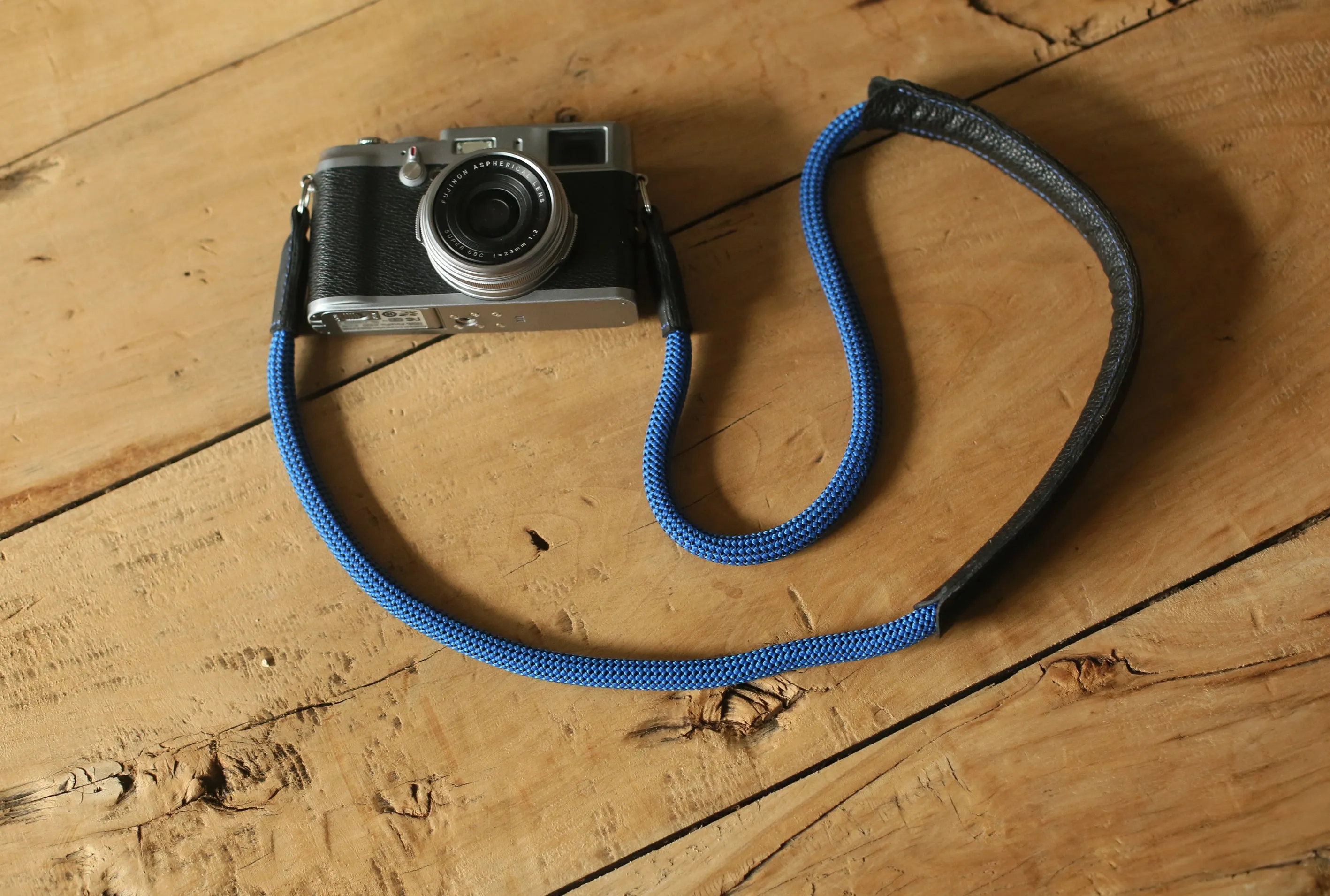 Handmade Shoulder pad  Climbing rope Camera Strap Blue &windmup.com Over Shoulder Hiking Accessory