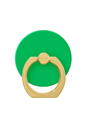 Emerald Green Adhesive Phone Ring Stand Spin Feature Ring