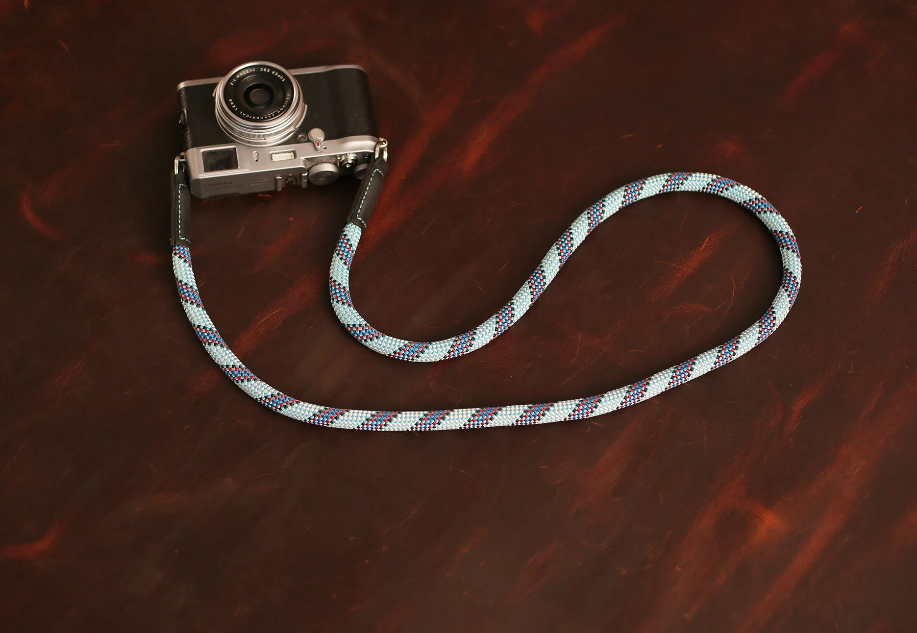 Strong Gear Magnetic Lanyard Windmup Blue Pattern Rope Camera Strap