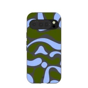 Black Curve and Flow Google Pixel 10/10 Pro Case Modern Look Lightweight Frame