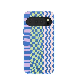Lightweight Protection Protective Look Electric Blue Mixed Up Google Pixel 10/10 Pro Case