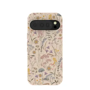 Seashell Dusty Petals Google Pixel 10/10 Pro Case Matte Texture Impact Resistant