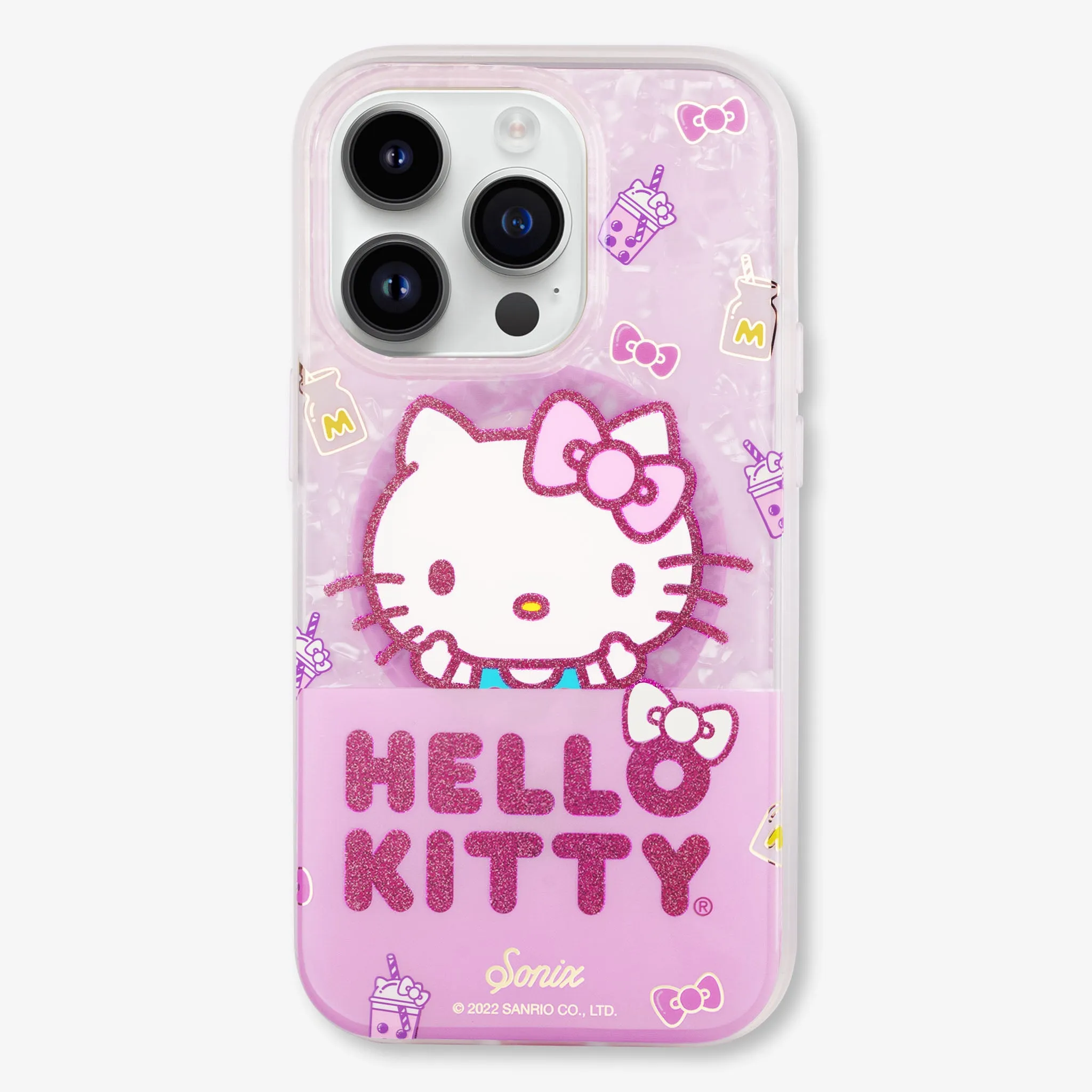 Flexible Design Smooth Form Texture Hello Kitty? Boba Magsafe? Compatible iPhone Case