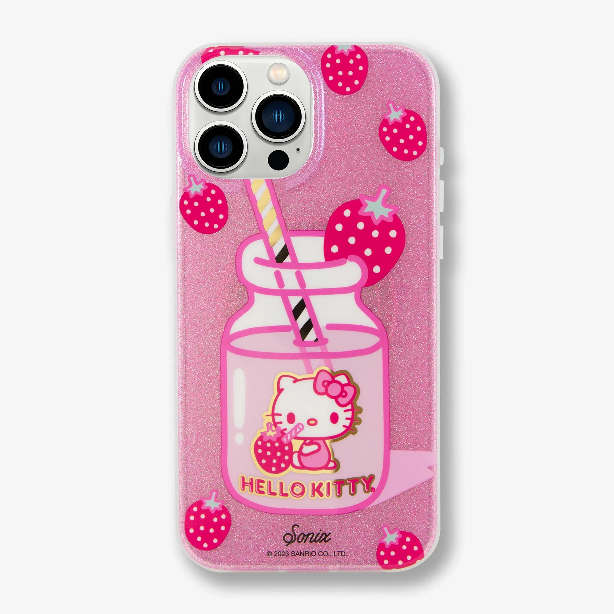 Creative Accent Hello Kitty? Strawberry Milk MagSafe? Compatible iPhone Case