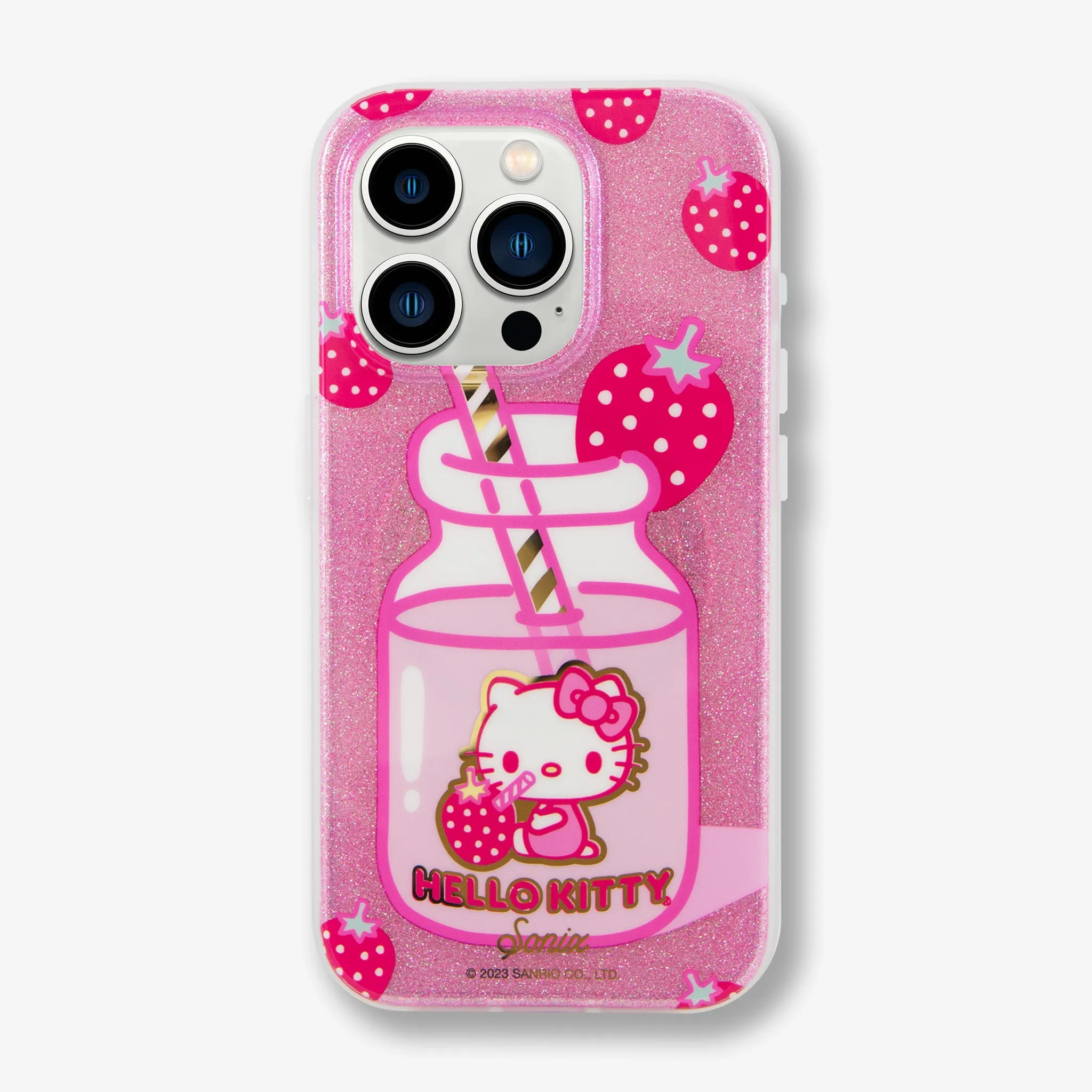 Shockproof Corners Hello Kitty? Strawberry Milk MagSafe? Compatible iPhone Case