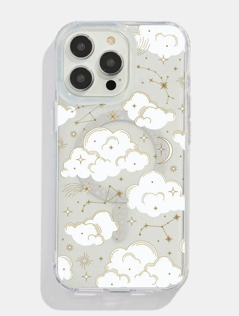 Handheld device Celestial Cloud Glitter MagSafe iPhone Case