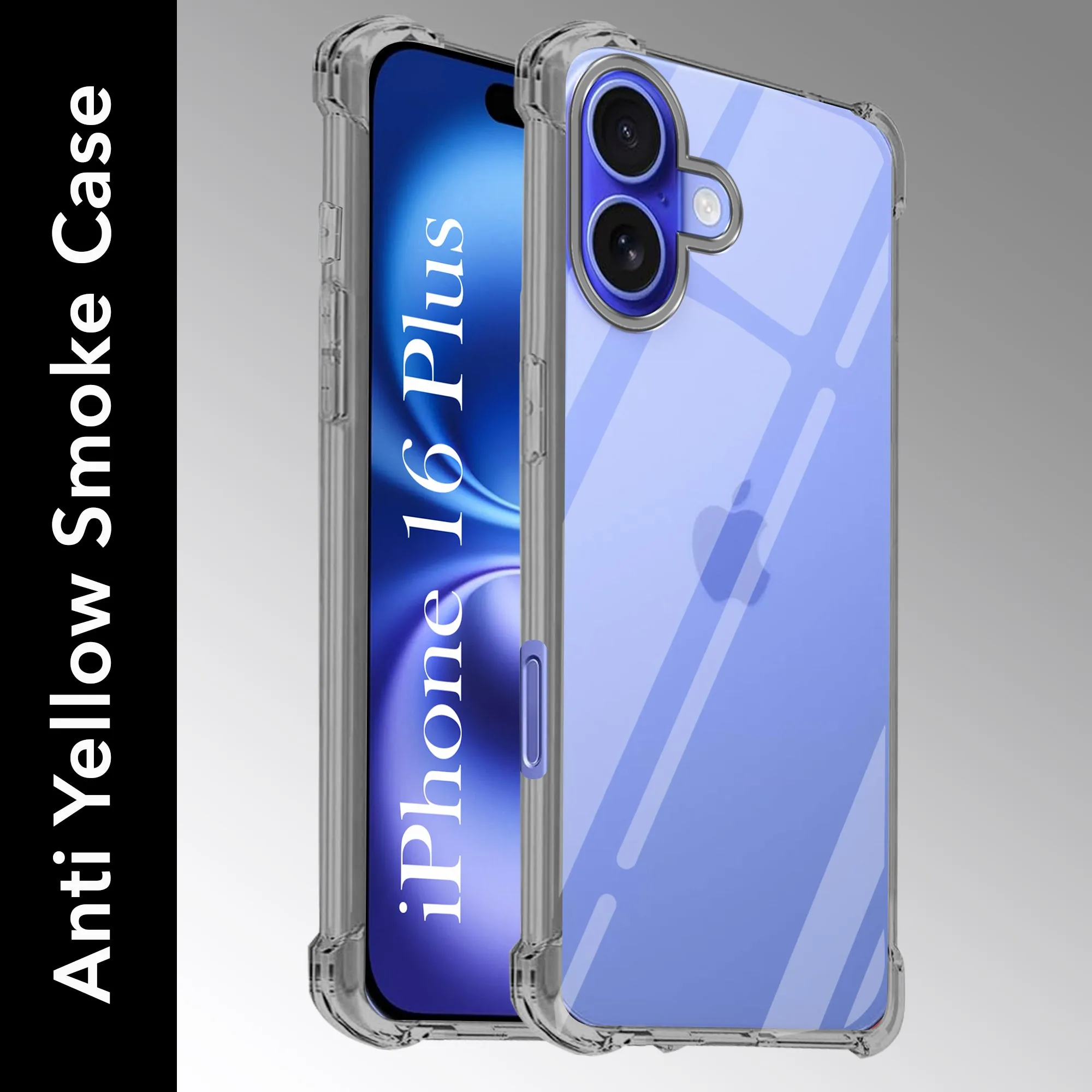 Casual Design For Apple iPhone 16 Plus Back Cover (Shockproof Crystal Clear  Case |  Drop & Camera Protection | Hard Polycarbonate)