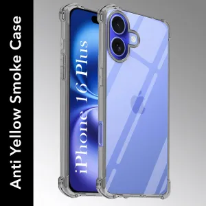 Casual Design For Apple iPhone 16 Plus Back Cover (Shockproof Crystal Clear  Case |  Drop & Camera Protection | Hard Polycarbonate)