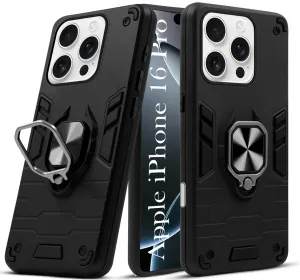 Smooth Finish For Apple iPhone 16 Pro Back Cover Case (Shockproof Polycarbonate Dual Layer Hybrid Armor)