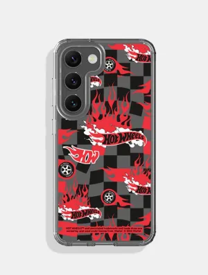 Minimal Touch Hot Wheels x Skinnydip Check Android Case