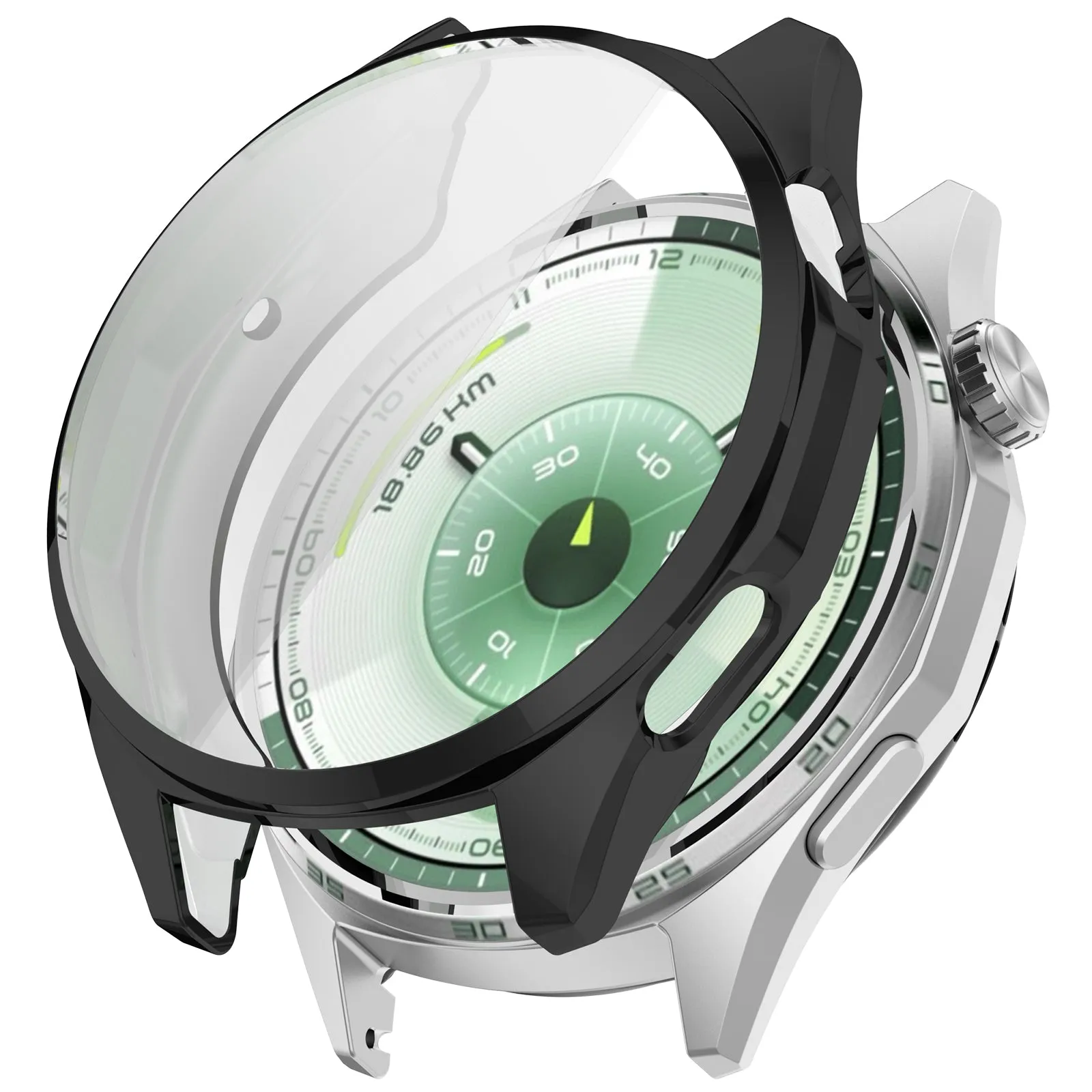 Huawei Watch GT 6 - 46mm TPU Case (Black) Minimalist Design