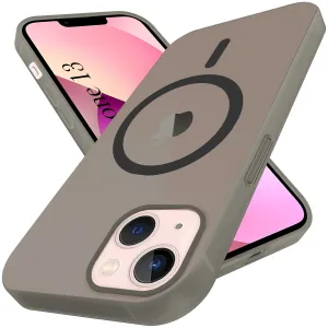 Smooth Pattern For Apple iPhone 13 Back Cover Case (Frosted Matte Feel | MagSafe Compatible Wireless Charging | Polycarbonate Material)