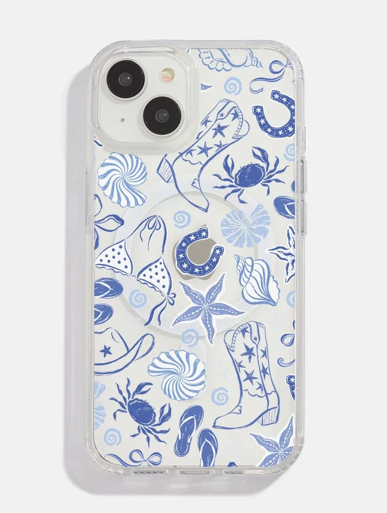 Soft Grip Finish easy installation Coastal Cowgirl MagSafe iPhone Case