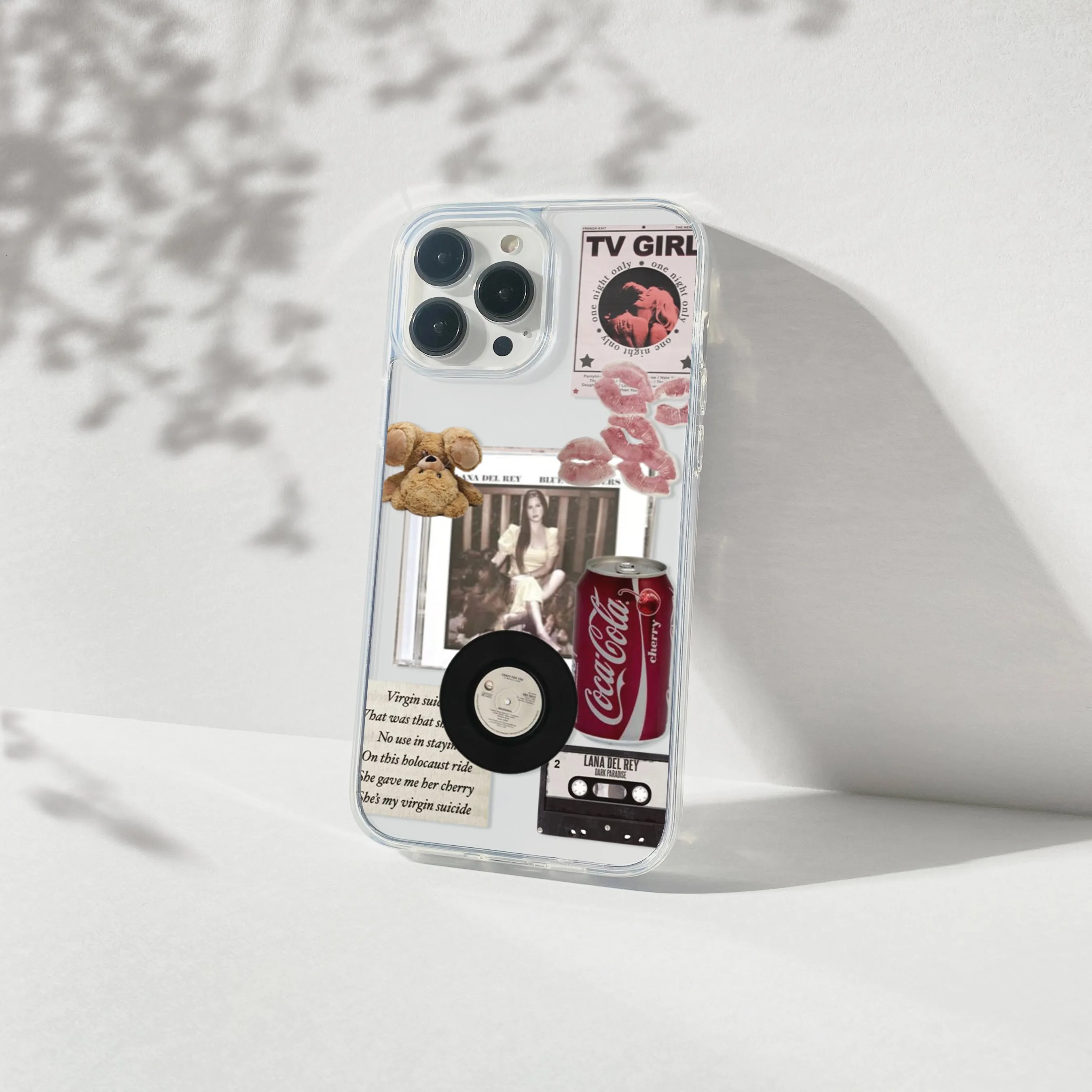 Lana Del Rey Aesthetic Vintage Silicone Clear Case Protective Build Texture Comfort Detail