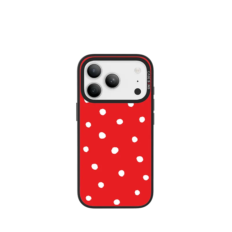 Flexible Detail Red Polka Dots Imagisnap