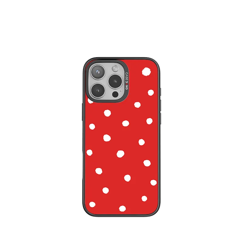 Red Polka Dots Imagisnap Hybrid Surface Layer Office use