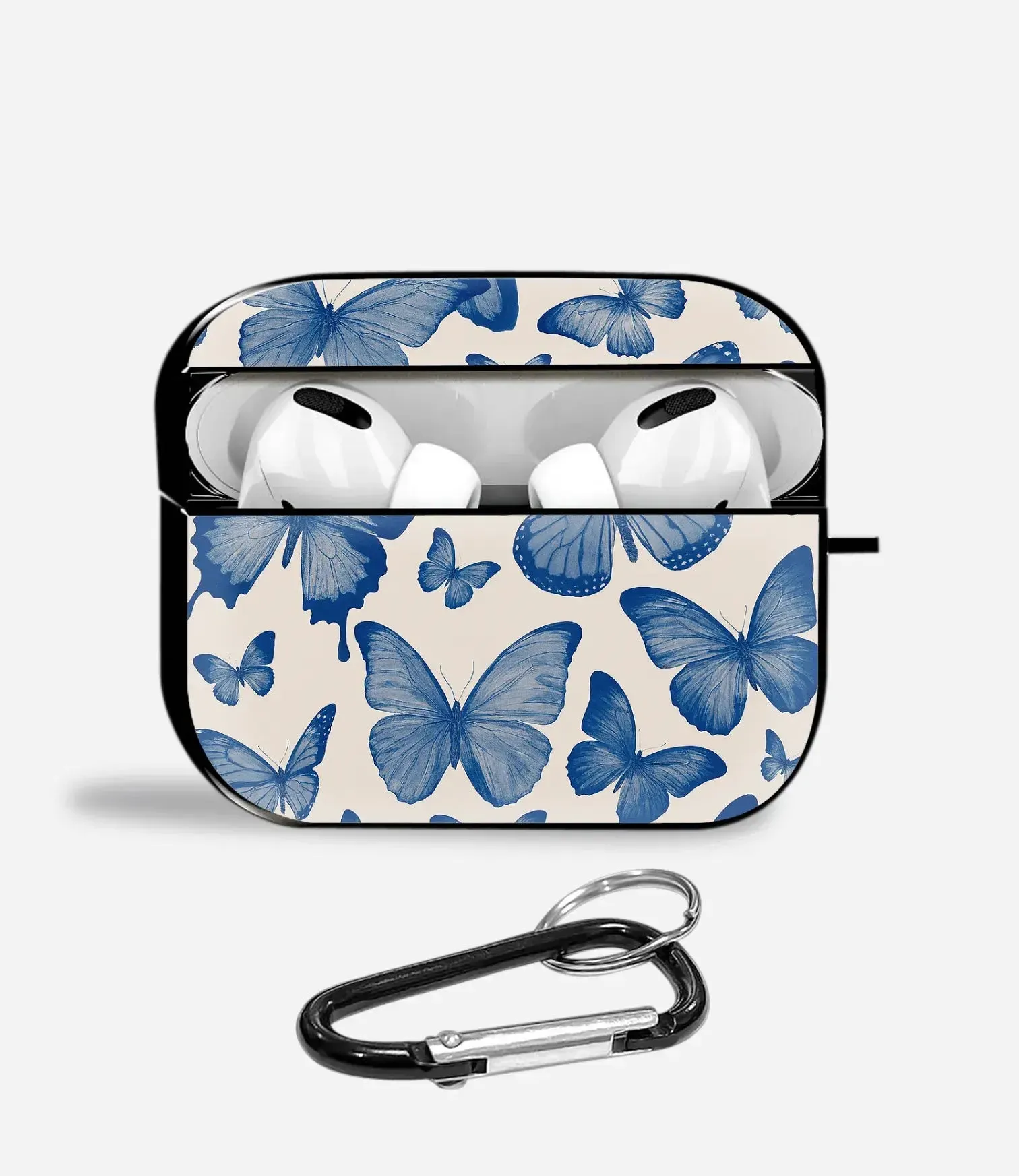 Indigo Flutter Aipods Glass Case Durable Tech Pouch