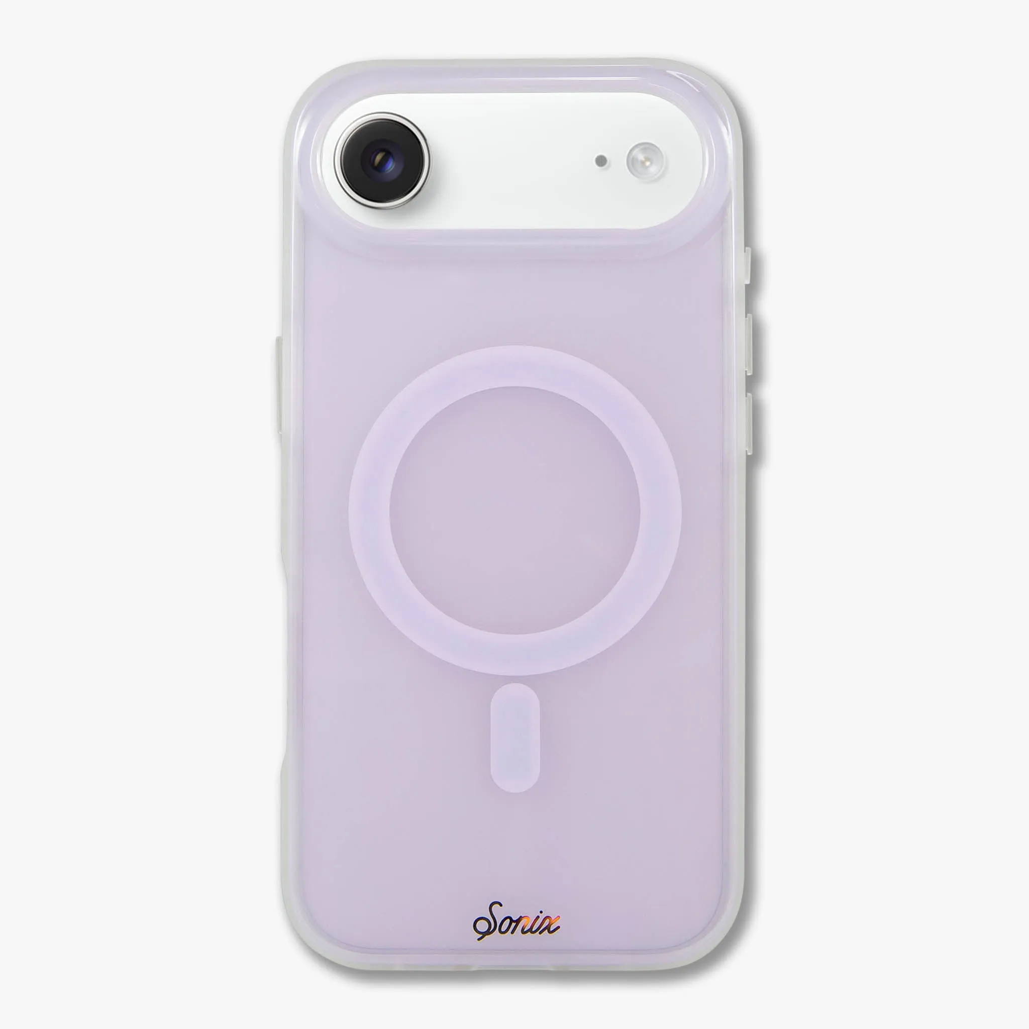 Jelly MagSafe? Compatible iPhone Case - Lavender Full Coverage Flexible Surface Texture