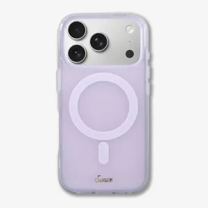 Jelly MagSafe? Compatible iPhone Case - Lavender Modern Texture Polished Touch