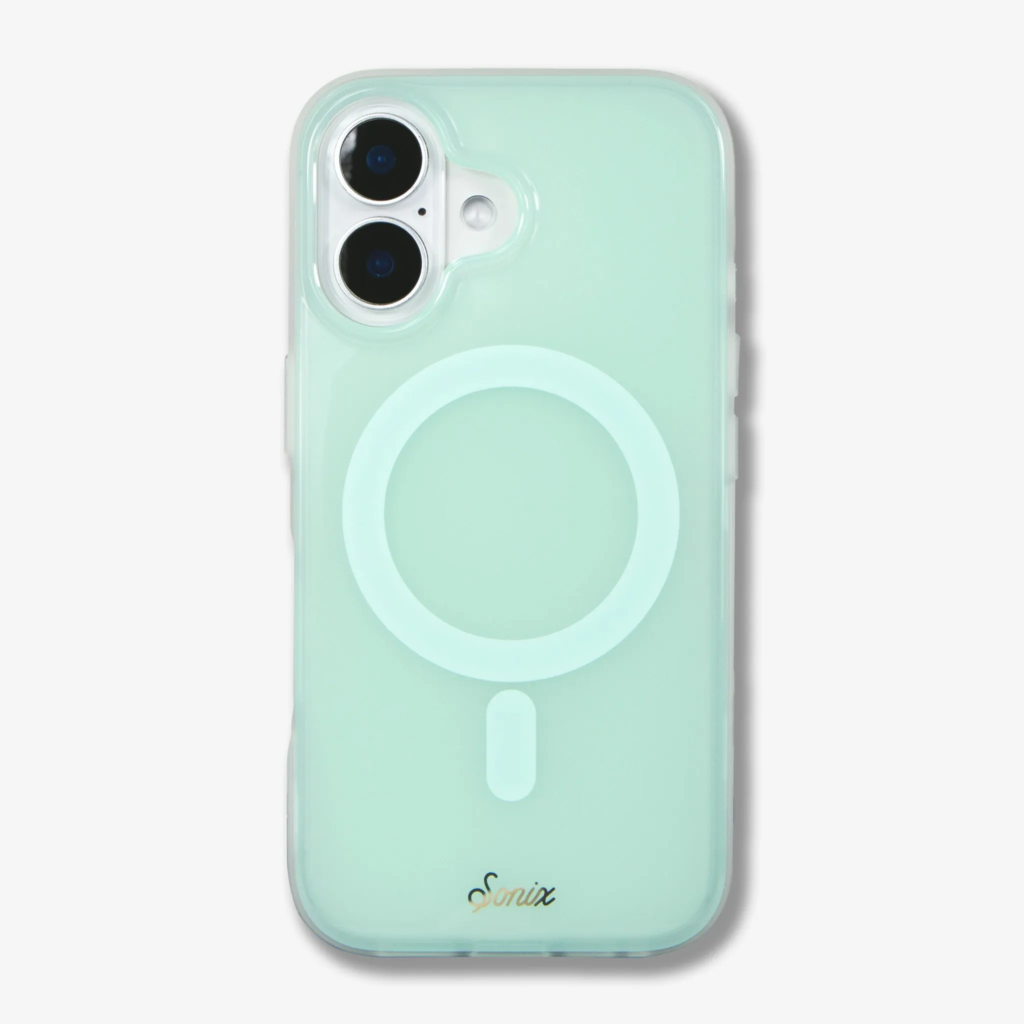 Soft Protection Edge Soft Touch Jelly MagSafe? Compatible iPhone Case - Mint